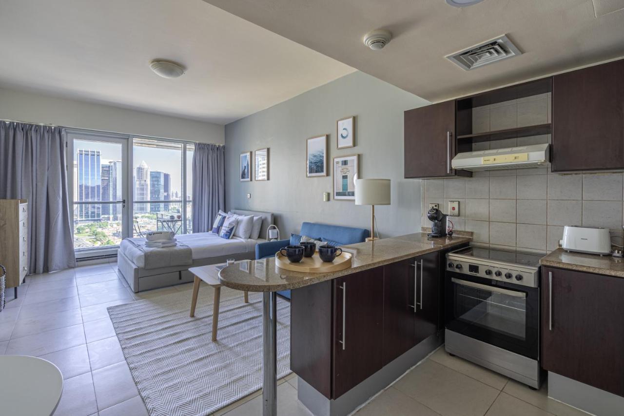 Higuests - Modern Studio With Incredible City Skyline View Dubai Eksteriør bilde