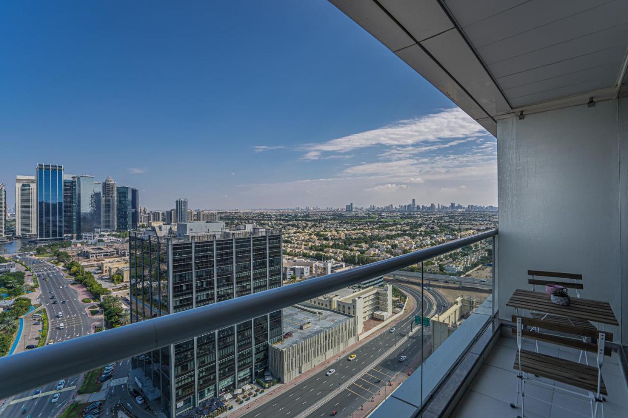Higuests - Modern Studio With Incredible City Skyline View Dubai Eksteriør bilde