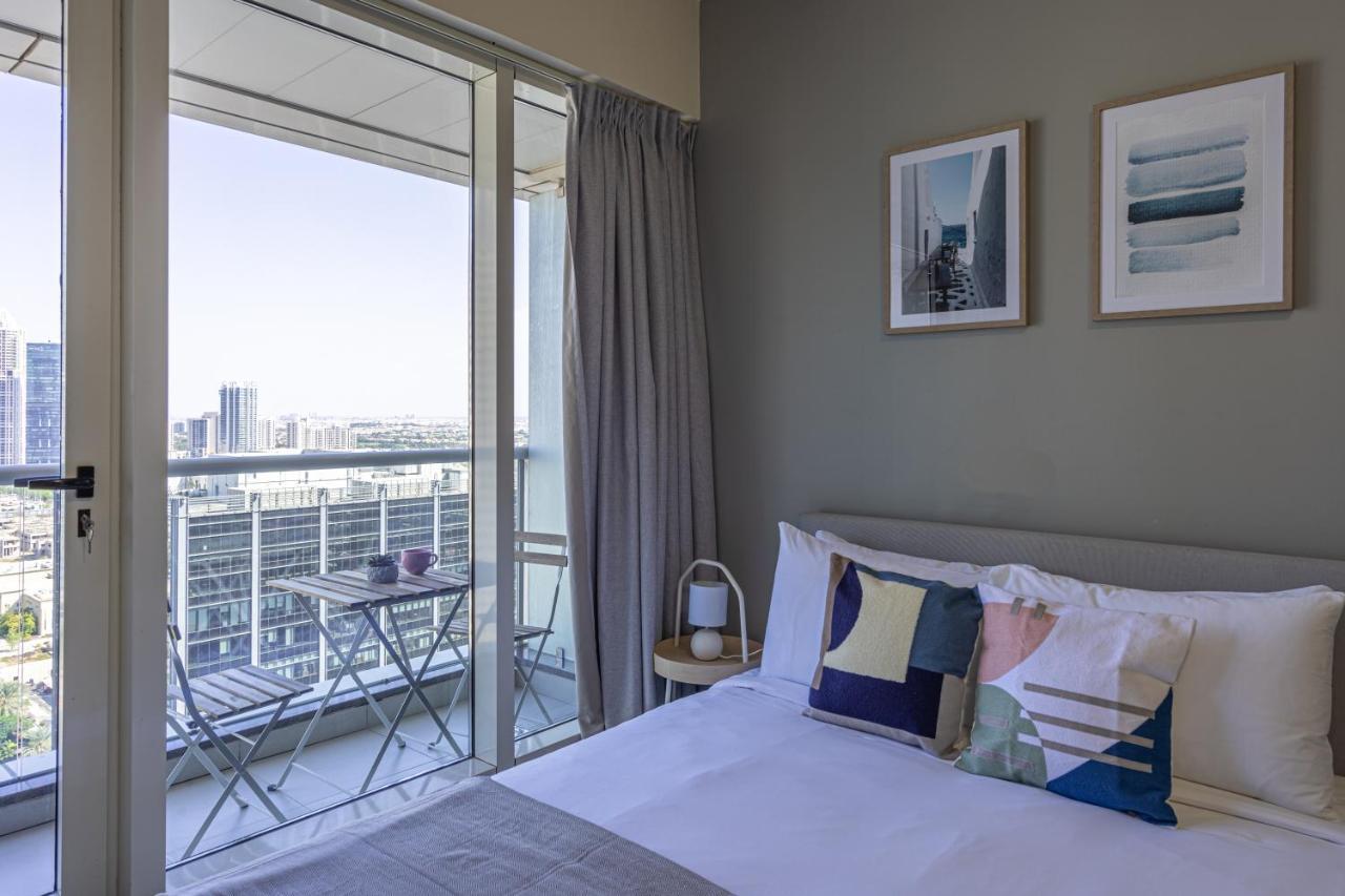 Higuests - Modern Studio With Incredible City Skyline View Dubai Eksteriør bilde