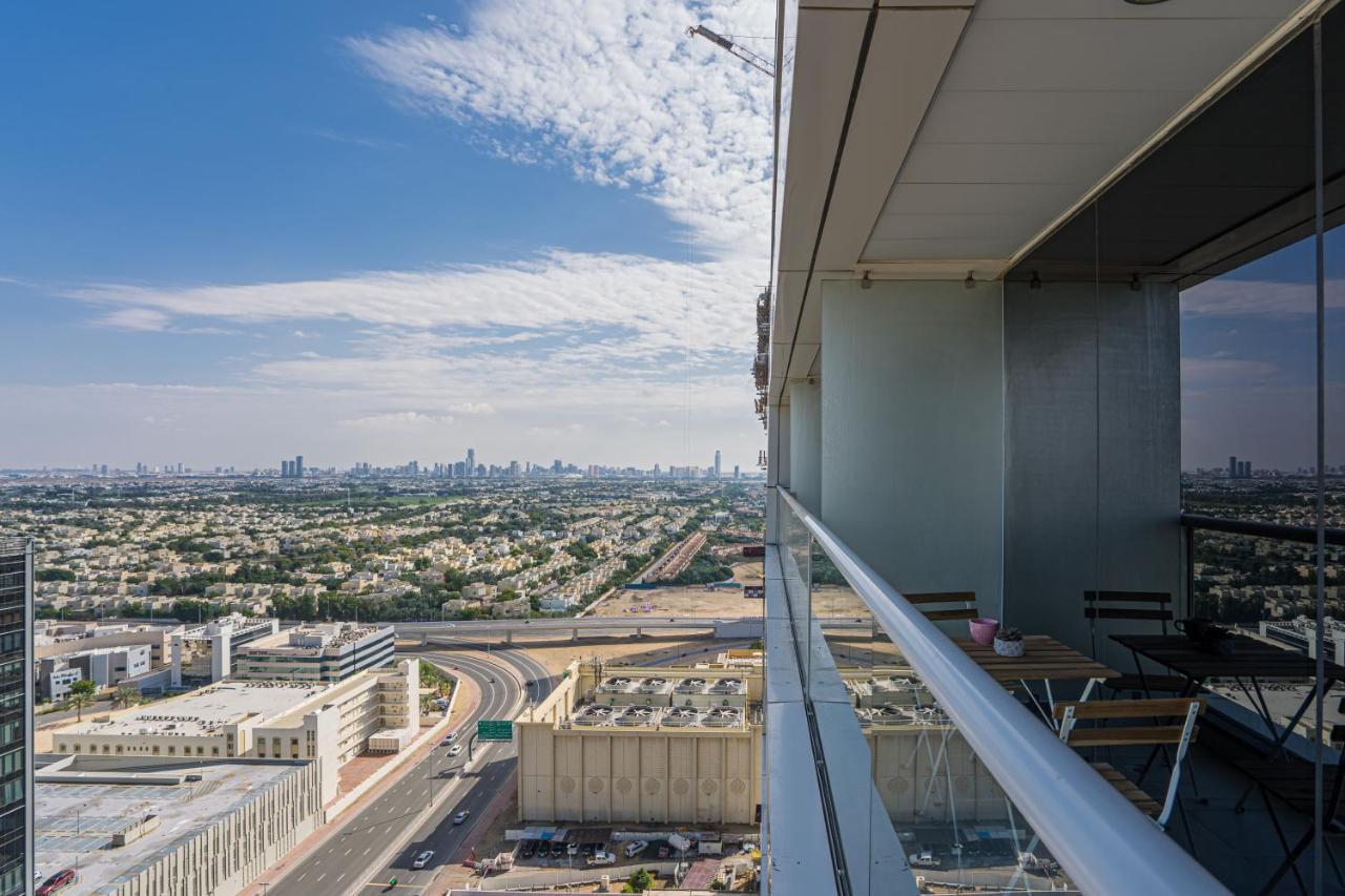 Higuests - Modern Studio With Incredible City Skyline View Dubai Eksteriør bilde