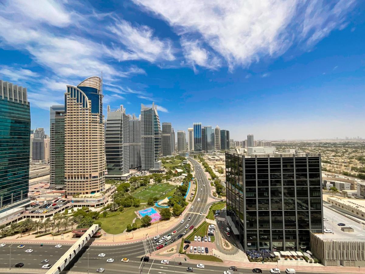 Higuests - Modern Studio With Incredible City Skyline View Dubai Eksteriør bilde
