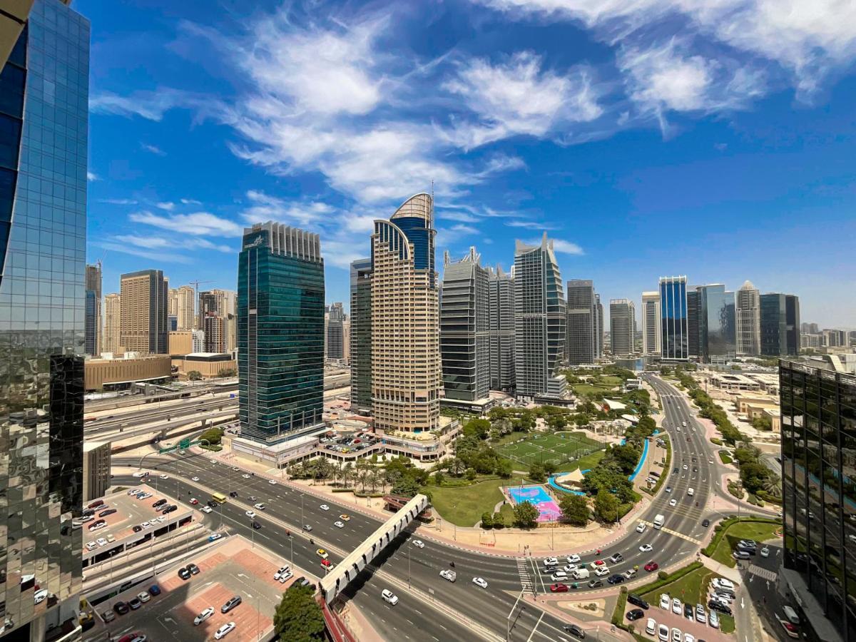 Higuests - Modern Studio With Incredible City Skyline View Dubai Eksteriør bilde